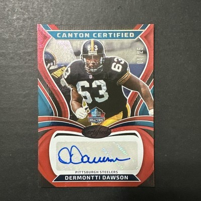 2025 Certified Dermontti Dawson Canton Certified Auto /25 SSP Steelers    
