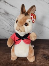 ☆~TY Flopsy Peter Rabbit Movie Super Soft Plush Beanie Babies Toy Collectible~☆