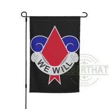 5th Infantry Division 12x18 Inch Garden Flag Double Sided Outdoor Banner