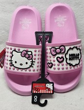 Hello Kitty by Sanrio Women's EVA Beach Slide Sandals Size 8/New-PLEASE READ