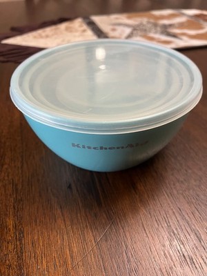 KitchenAid Classic Prep Bowls With Lids Set of 4 Aqua Sky 1C 2C 3C 4C Sizes