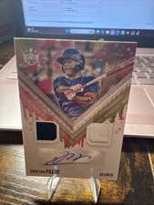 2021 Panini Diamond Kings Cristian Pache Rookie Dual Relic Auto RC