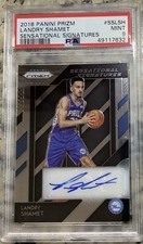 2018 Panini Prizm Sensational Signatures Landry Shamet Auto #SS-LSH PSA 9 MINT