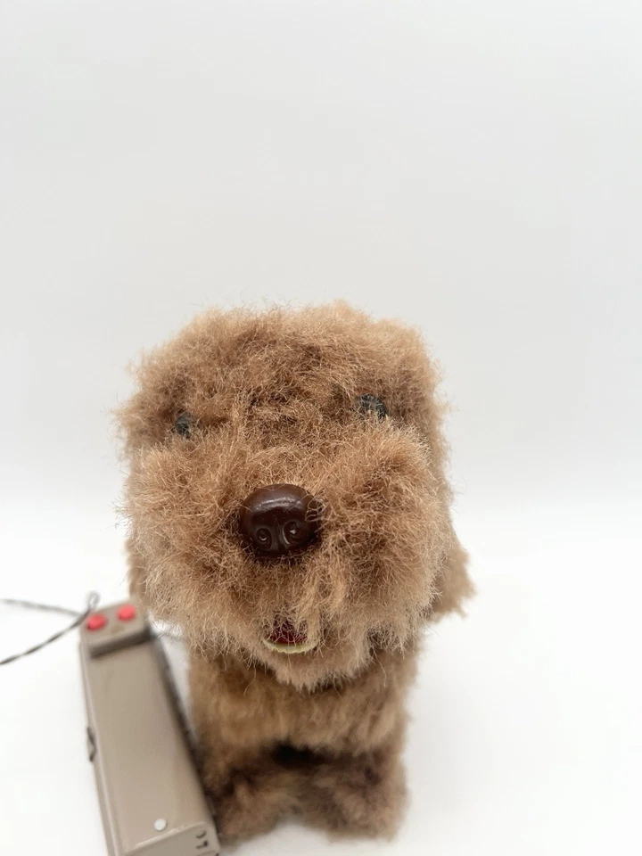 Control remoto de juguete marrón esponjoso a batería vintage años 50 60 hecho en Japón Foto 3 de 4