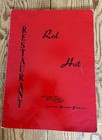 Vintage Red Hat Restaurant Menu Albany Oregon With Unique Travel Mat Insert — photo 1