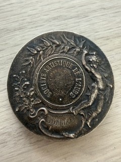 1899 Societe Artistique De L'aurbe French Medallion L Belloy lot 3290