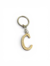 Initial  C  Rhinestone Keychain Bag Charm NWT
