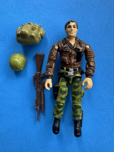 Vintage GI Joe Hawk (v1) Figure Hasbro ARAH 1986 Complete (wrong Gun) Tight!