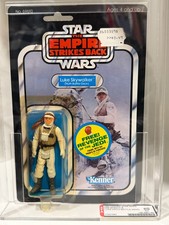 STAR WARS | VINTAGE | TESB | LUKE SKYWALKER (HOTH) | KENNER | 47 BACK B | AFA 80
