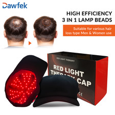 Red Light Therapy Hat Near Infrared Device LED Treatment Helmet Hair Growth Cap