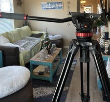 Manfrotto MVH502A Fluid Head and MVT502AM Tripod