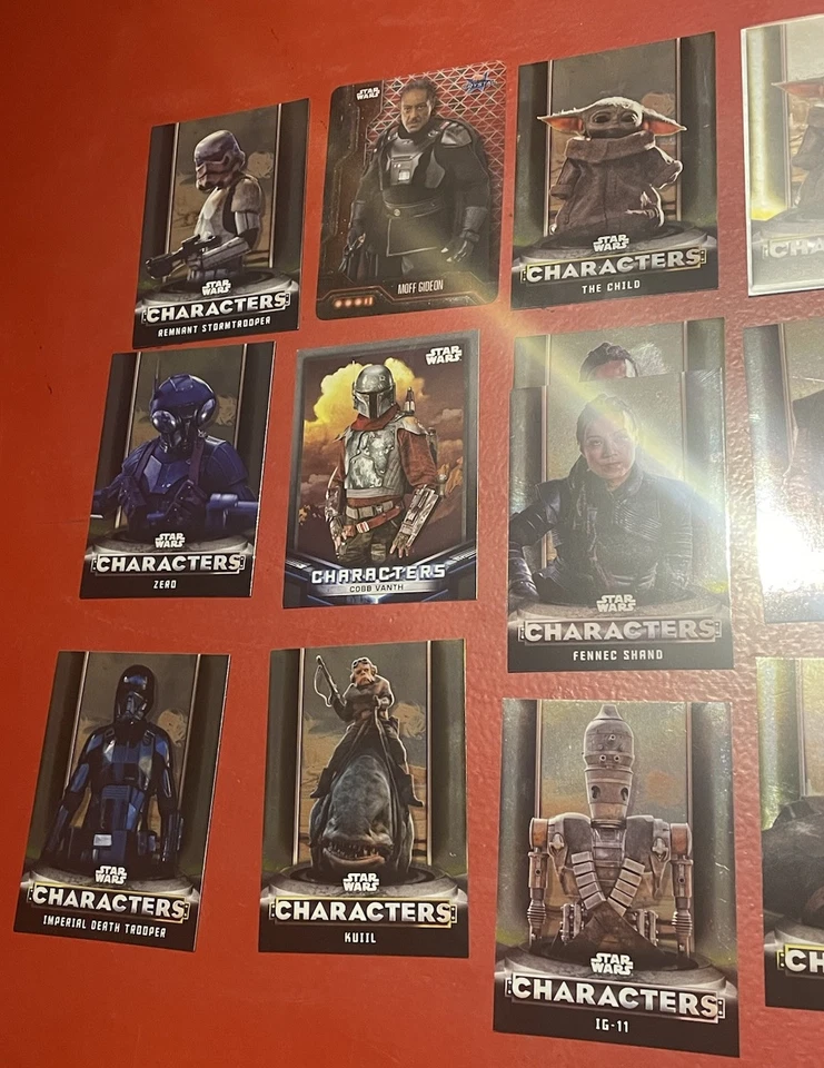 130 Cartes(image) Star Wars MANDALORIAN -Saison 1 - TOPPS - Aucune Double - Photo 3/4