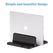 Vertical Laptop Stand Holder -Adjustable ABS Plastic Desktop Management Notebook