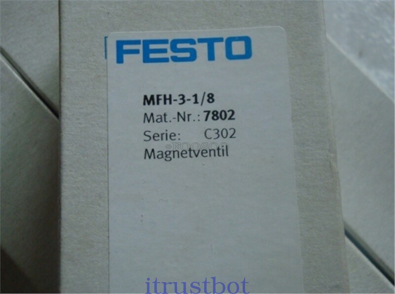 Festo Solenoid Valve MFH-3-1/8 7802 New xr
