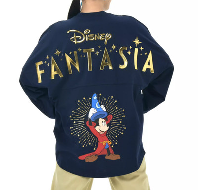 Disney Store Spirit Jersey Mickey Mouse Langarm T-Shirt XL FANTASIA 85TH