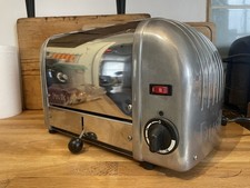 DUALIT CLASSIC TOASTER 4 SLICE STAINLESS STEEL 2300W IN FULLY WORKING CONDITION