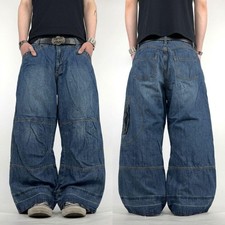 Vintage y2k faded stonewash baggy wide leg archive rare skater jeans
