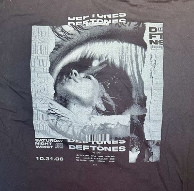 Deftones Saturday Night Wrist Album Cover Tee XL Black 2006 Graphic Band Shirt 