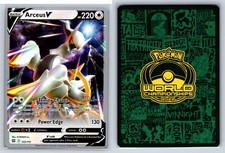 Arceus V 122/172 Non Holo 2022 London World Championships Ondrej Skubal
