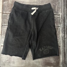 GAP kids GAP Charcoal Sweat Shorts Boys Kids Size 6/7 Small Logo