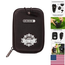 Hard Case for Golf Rangefinders - Black, Shockproof, Fits All Top Brands