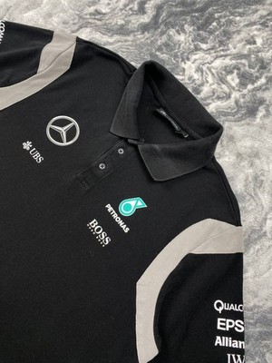 Hugo Boss Mercedes AMG Petronas Polo Shirt F1 Racing Team Men Size