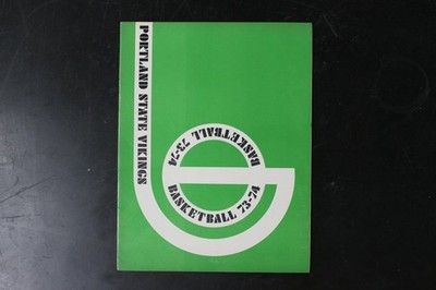 Portland State Vikings Basketball 73-74 Program Guide College Sports