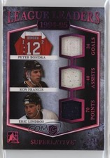2017 Leaf ITG Superlative Magenta Spectrum Foil /25 Peter Bondra Ron Francis k4s