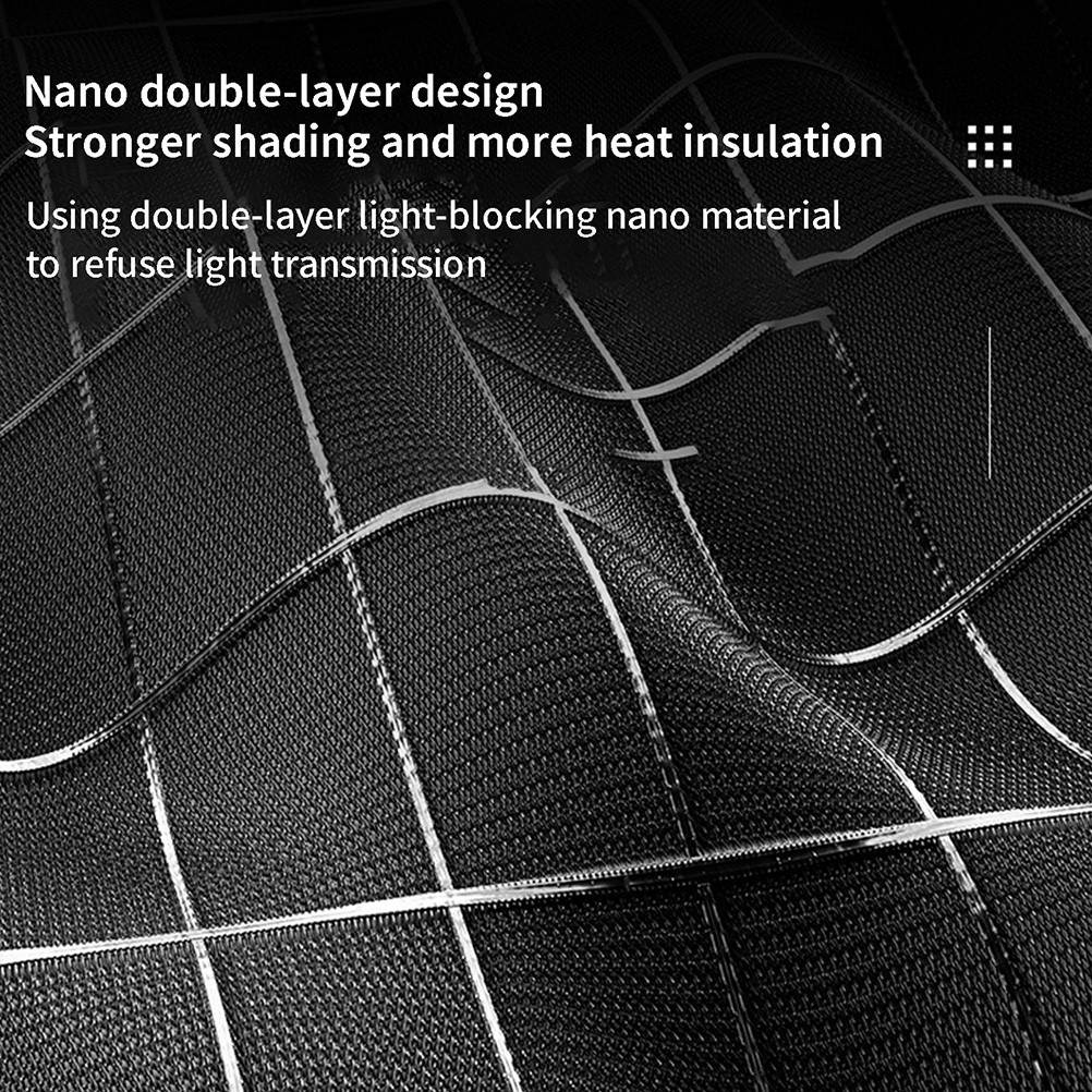 .Car Windshield Sun Shade Sun Visor For Most Cars Foldable Auto Sun Shades For