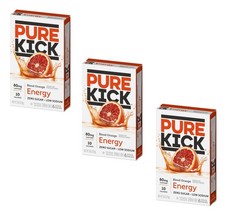 Energy Drink Mix Blood Orange - 3 Boxes with 6 Packets Each - 18 Total Servin...
