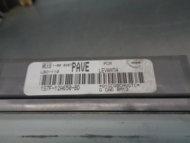 1S7F12A650BD CENTRALINA MOTORE / 4512585 PER FORD MONDEO III SEDAN B4Y 1.8 16V - Immagine 4 di 4