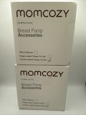  2 MOMCOZY Breast Pump Accessories Double-sealed Flange Full Set - S9Pro/S12Pro