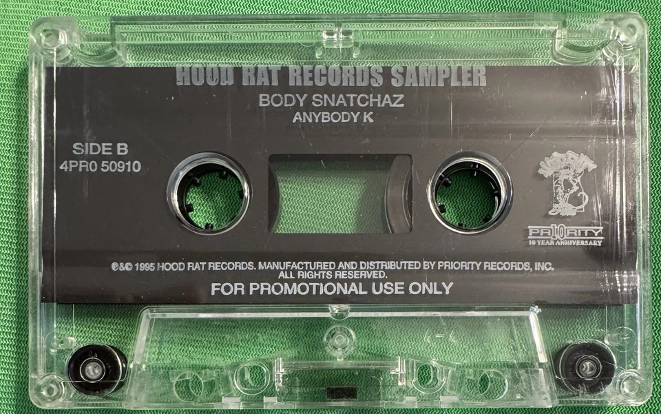 WATTS G’S / Watts Riders BODY SNATCHAZ / Anybody K PROMO CASSETTE SINGLE - Image 3 of 4