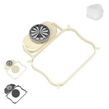 Kitchen Sink Strainer, Sink Food Catcher with Adjustable Suction Milky White