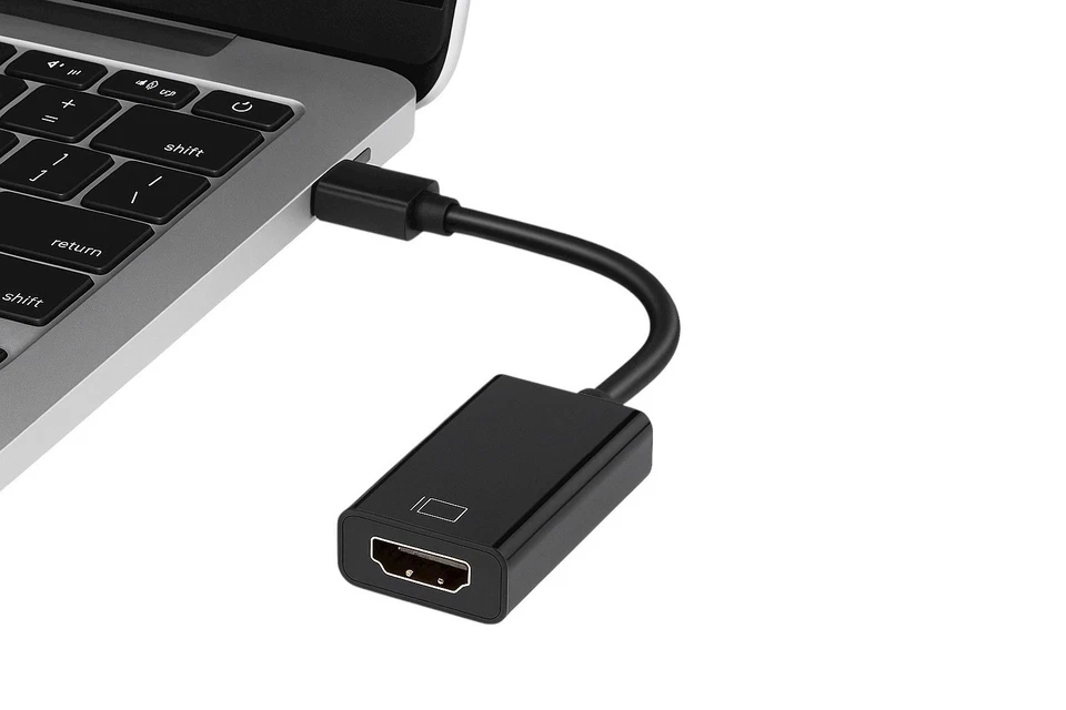 Mini DisplayPort zu HDMI Adapter 4K UHD Mini DP zu HDMI für Monitor TV Laptop PC - Bild 4 von 4