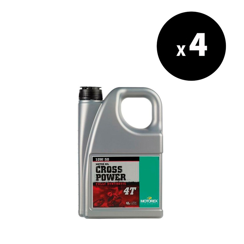 Huile MOTOREX Cross Power 4T 10W50 évite la surchauffe moteur moto