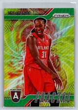 2024 Panini Prizm WNBA #15 Tina Charles Fractal Prizms Green Basketball