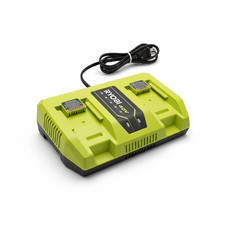 Genuine RYOBI 40-Volt Simultaneous Dual-Port Rapid Lithium-ion Battery Charger