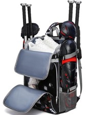 FOKDUVB Baseball Softball Catchers Gear Bag for Helmet Chest Protector Leg Gu...