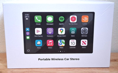 Portable Wireless Car Stereo 9''