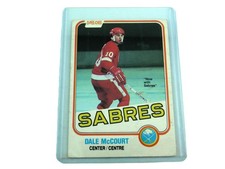 1981 OPC O-Pee-Chee Hockey Card #86 Dale McCourt Ungraded with Top Loader C1