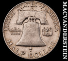 1954-D Silver Franklin Half Dollar - Scarce  High Grade  Lustrous  #M633 — photo 2