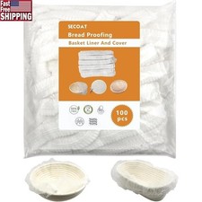 100 Non-Stick Disposable Banneton Liners Bread Proofing & Dough Rising New
