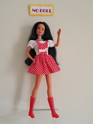 80er Jahre Candy Candy Style Punkte Outfit mit Barbie Stiefeln, andere Fashion Dolls