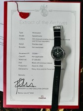 A Vintage 1964 Military NAAFI Omega Speedmaster 105.003 Ed White  Extract