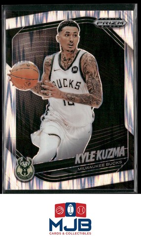 2024-25 Panini Prizm Black Kyle Kuzma Skewed #007/249 #84 Milwaukee Bucks