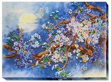 Bead Embroidery Kit "Blossom" Stitching Handmade Beadwork