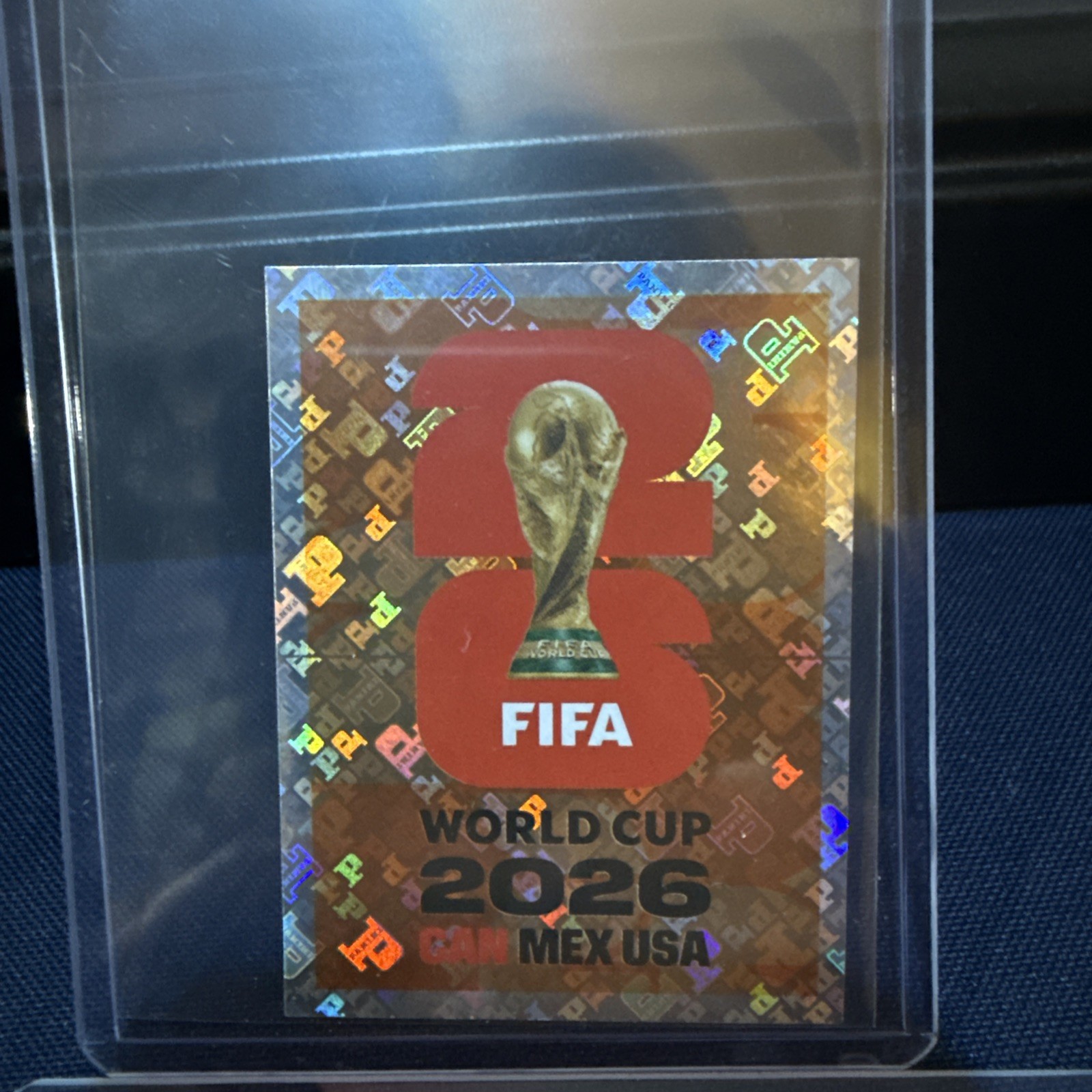 2026 Panini FIFA World Cup FOIL Sticker CAN MEX USA Trophy #FWC 6