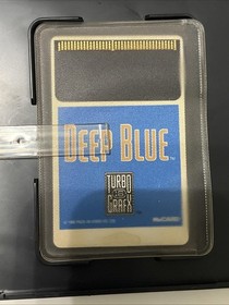 DEEP BLUE TurboGrafx-16 Game Complete CIB 100% Authentic, Tested