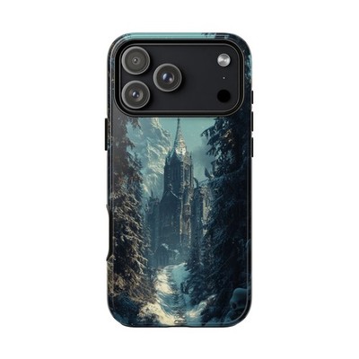 Phone Ink - iPhone/Galaxy/Pixel Case - Winter Castle Pine Forest